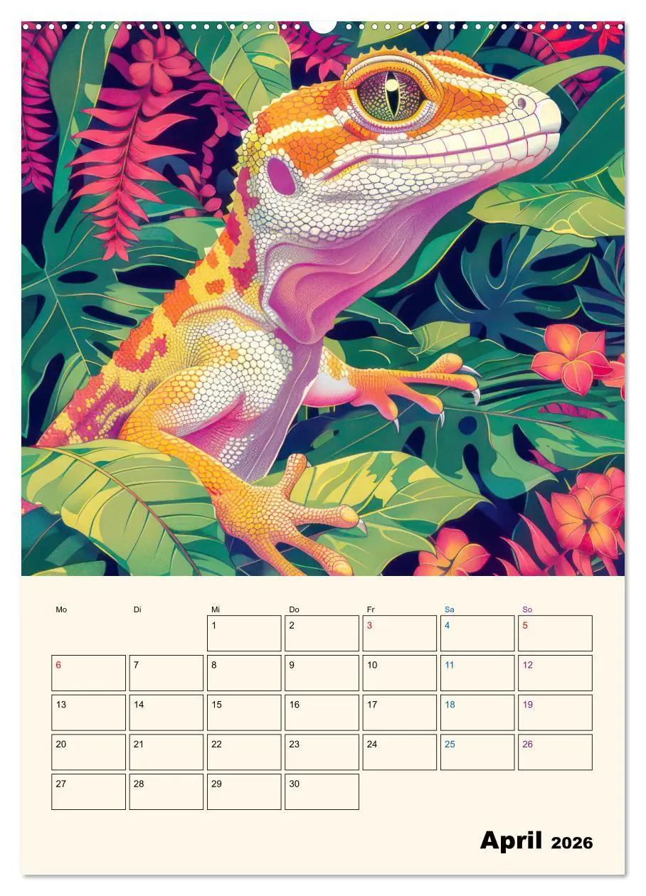 Bild: 9783516259049 | Dschungeltiere - Einzigartige Faszination (Wandkalender 2026 DIN A2...