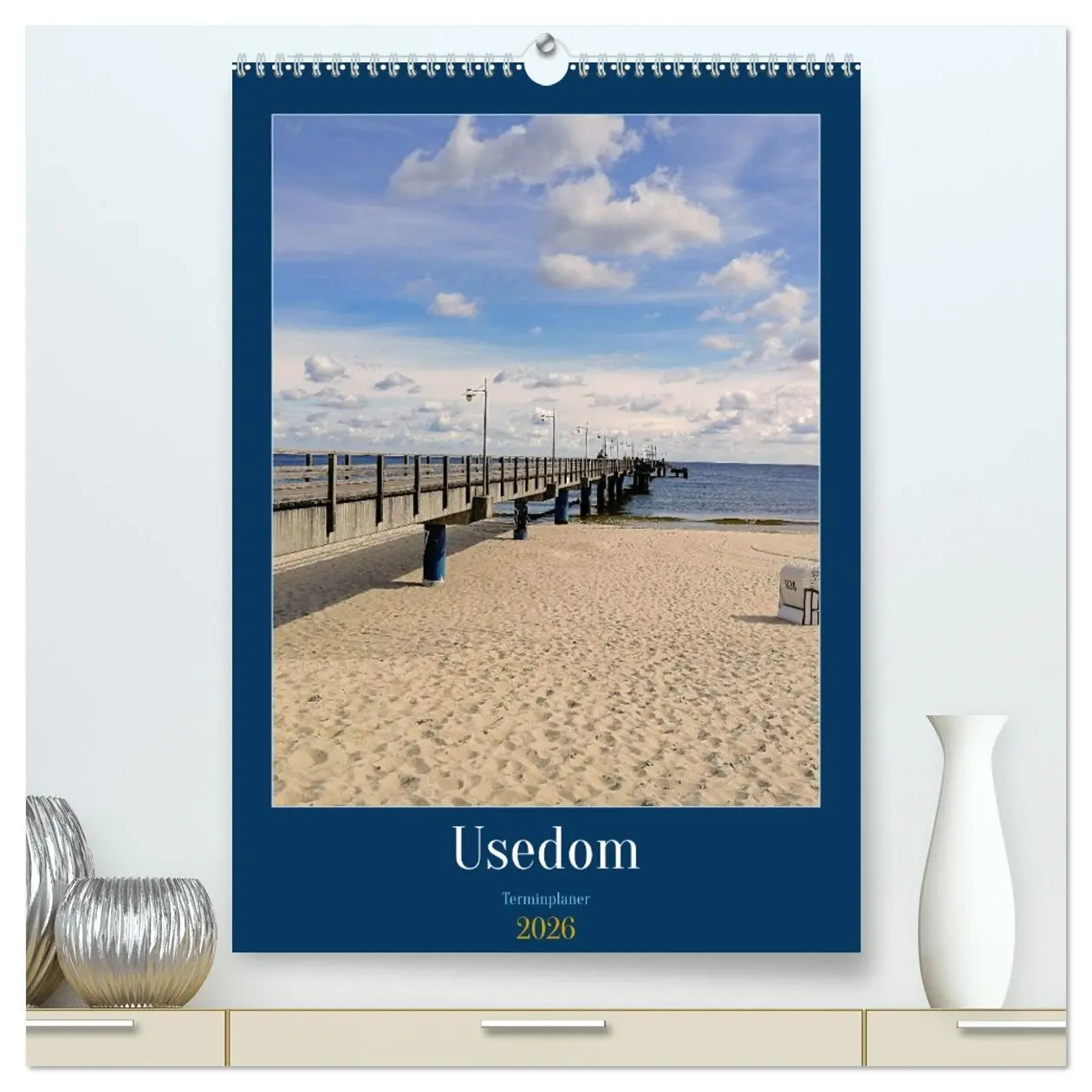Cover: 9783516329049 | Usedom Ostsee - Terminplaner (hochwertiger Premium Wandkalender...