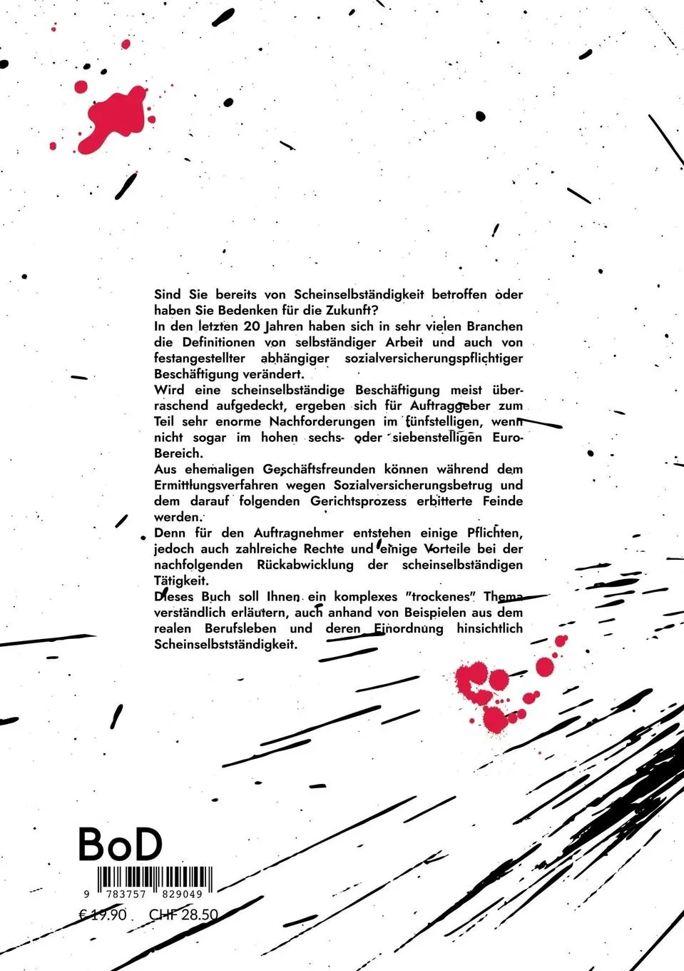 Rückseite: 9783757829049 | Scheinselbständig | Wenn Arbeit die Existenz kostet | Alexander Seitz