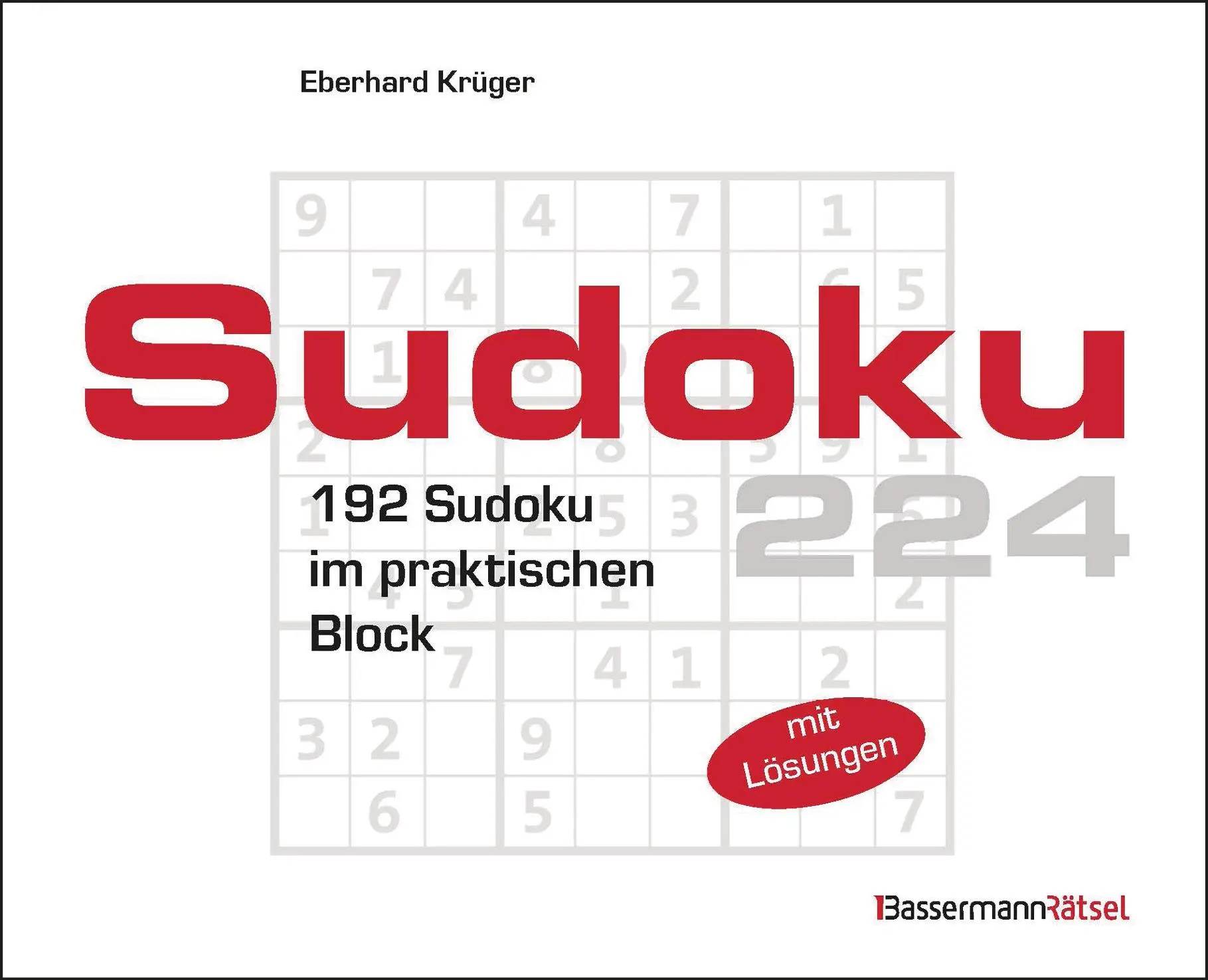 Krüger, Eberhard: Sudokublock 224 (5 Exemplare à 2,99 EUR)