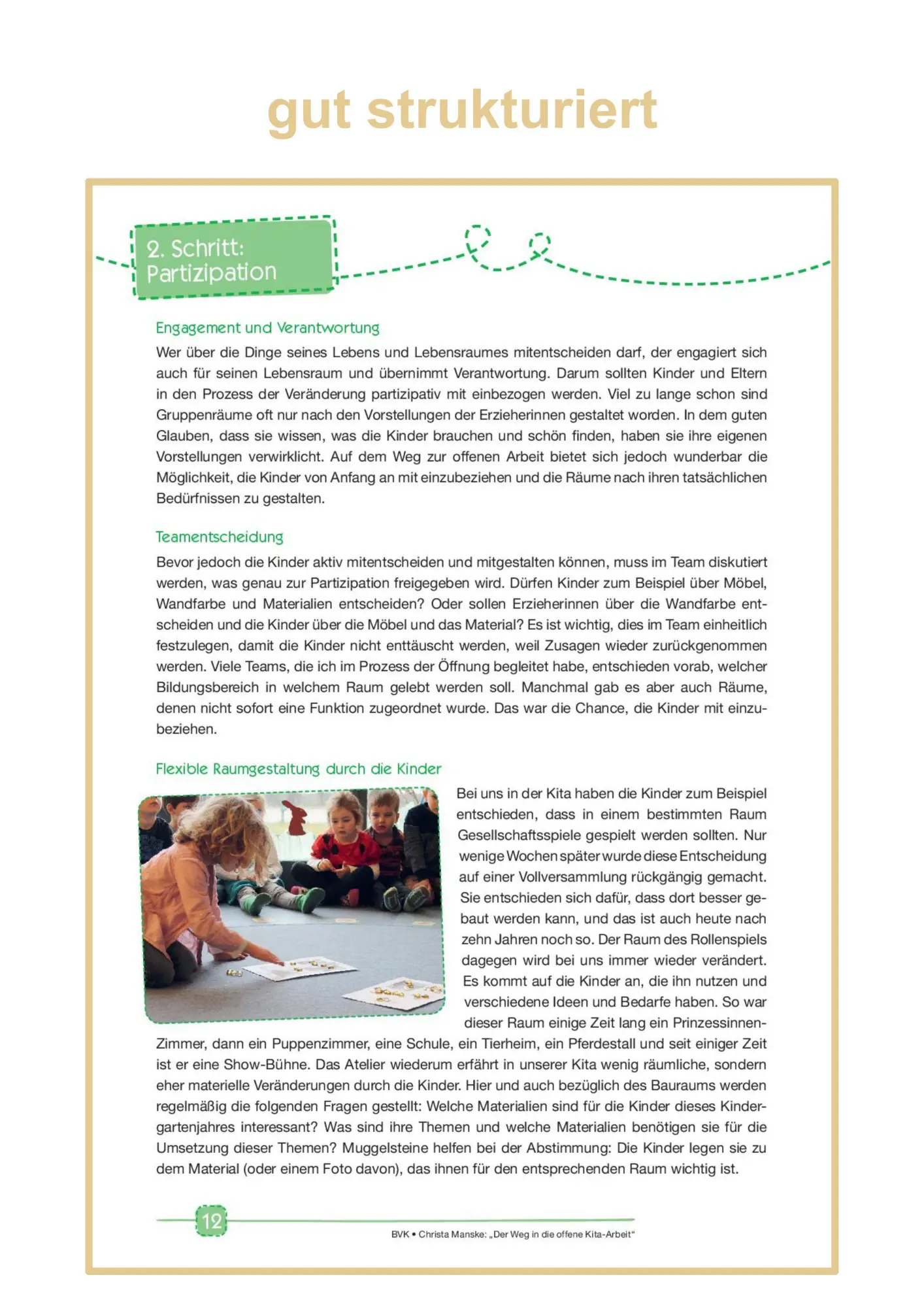 Bild: 9783867409049 | Der Weg in die offene Kita-Arbeit | Christa Manske | Taschenbuch
