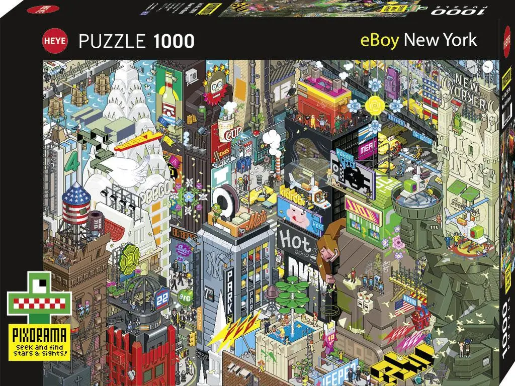 Cover: 4001689299149 | New York Quest | 1000 Teile | eBoy | Spiel | Art Lab Puzzlereihe Heye