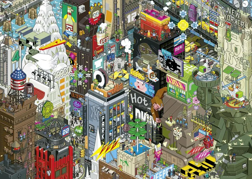 Bild: 4001689299149 | New York Quest | 1000 Teile | eBoy | Spiel | Art Lab Puzzlereihe Heye