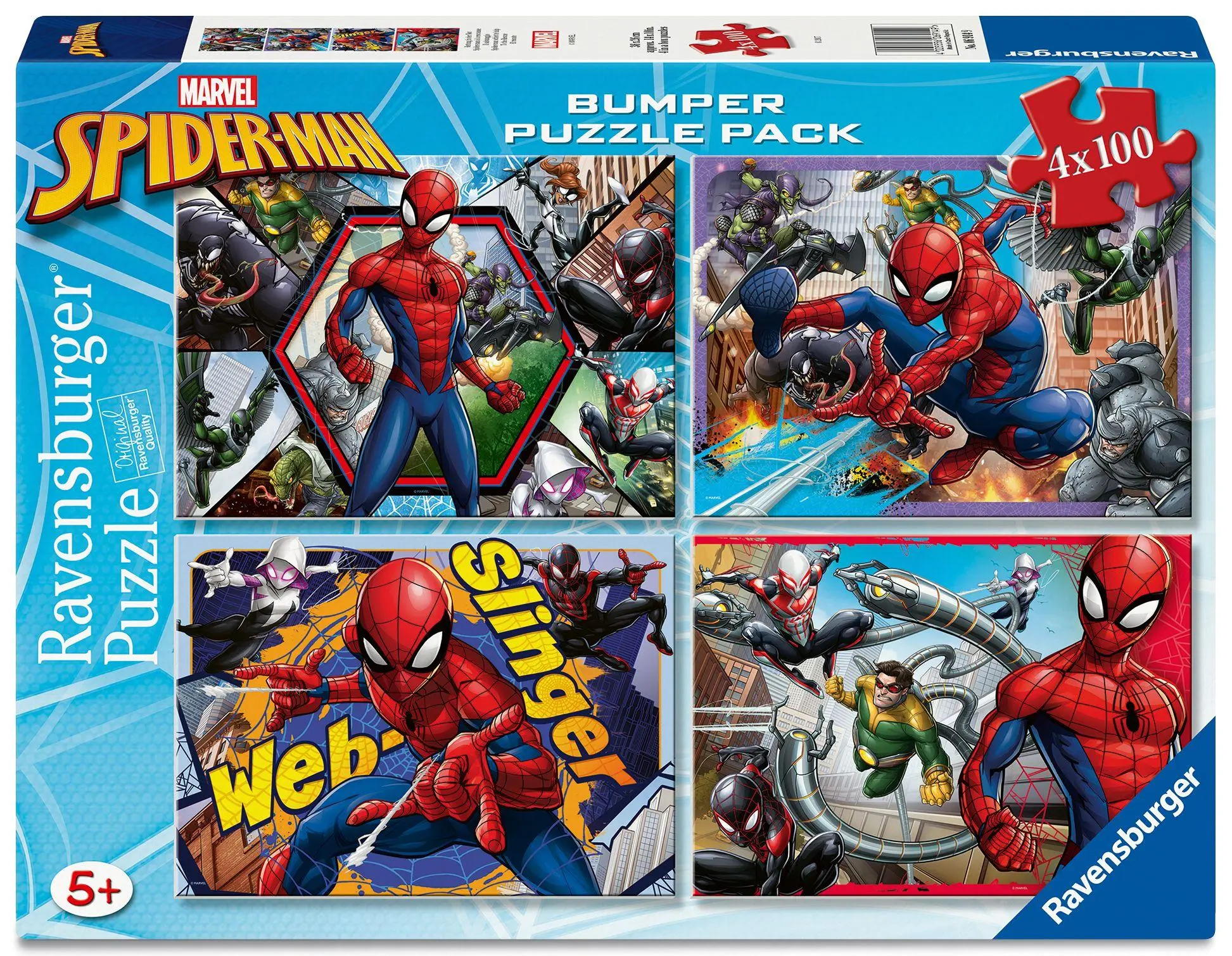 Cover: 4005556069149 | Kinderpuzzle 4x100 Teile - Spider-Man - Rettung in der Not | Spiel