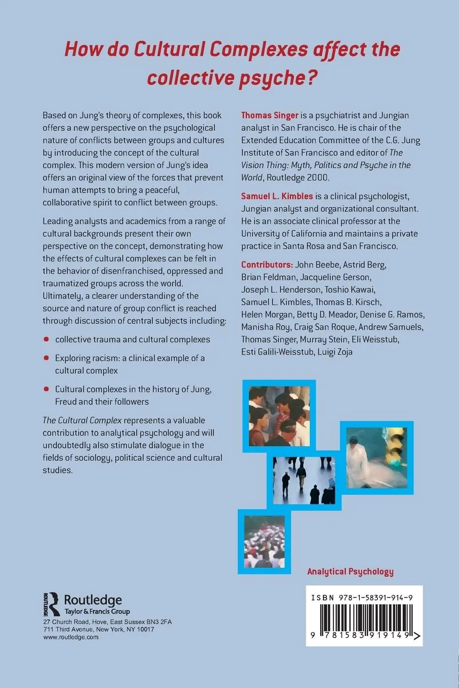Rückseite: 9781583919149 | The Cultural Complex | Thomas Singer (u. a.) | Taschenbuch | Englisch