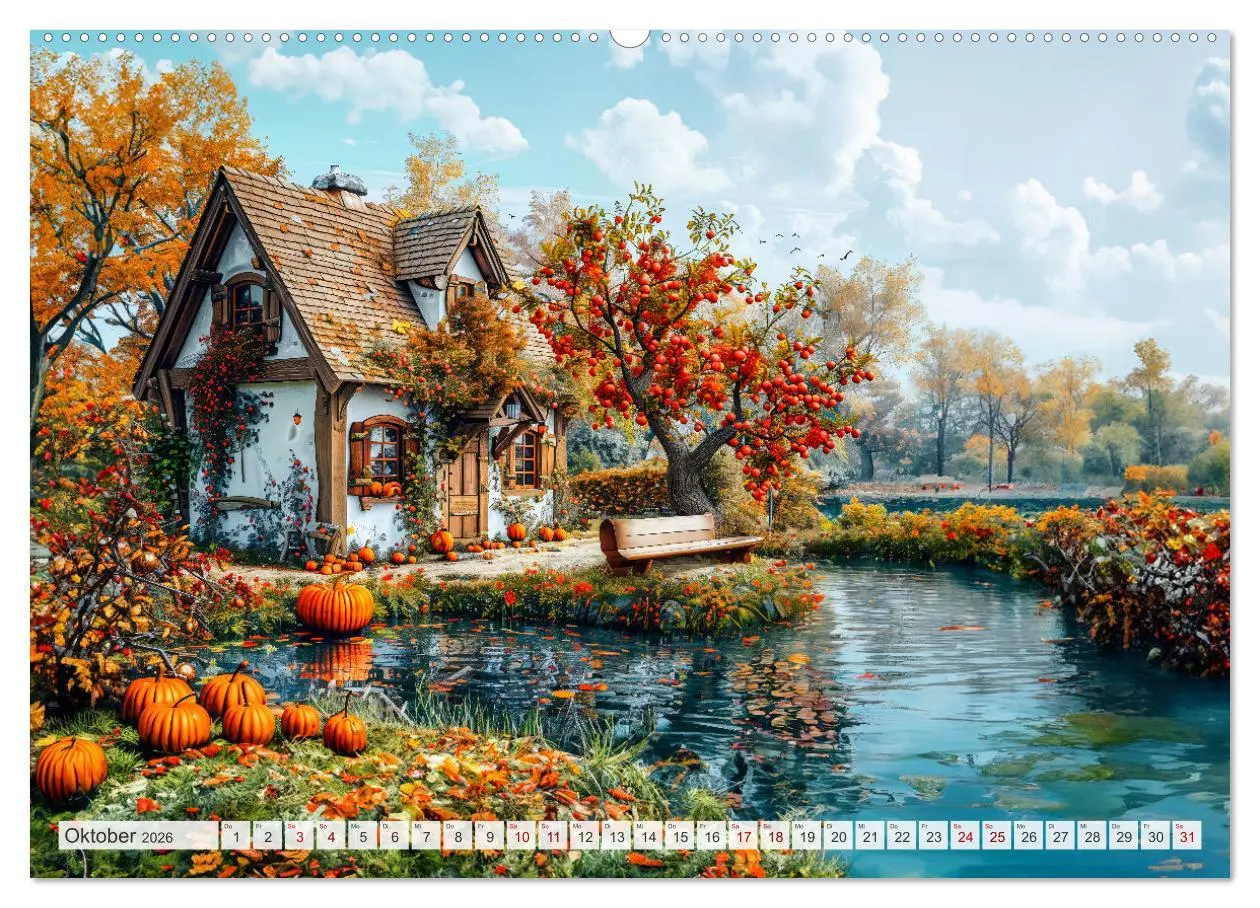 Bild: 9783457399149 | Cottages am Wasser - Malerische Rückzugsorte genießen (Wandkalender...