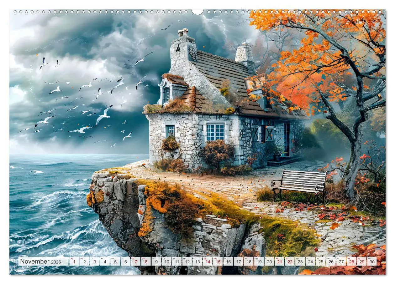 Bild: 9783457399149 | Cottages am Wasser - Malerische Rückzugsorte genießen (Wandkalender...