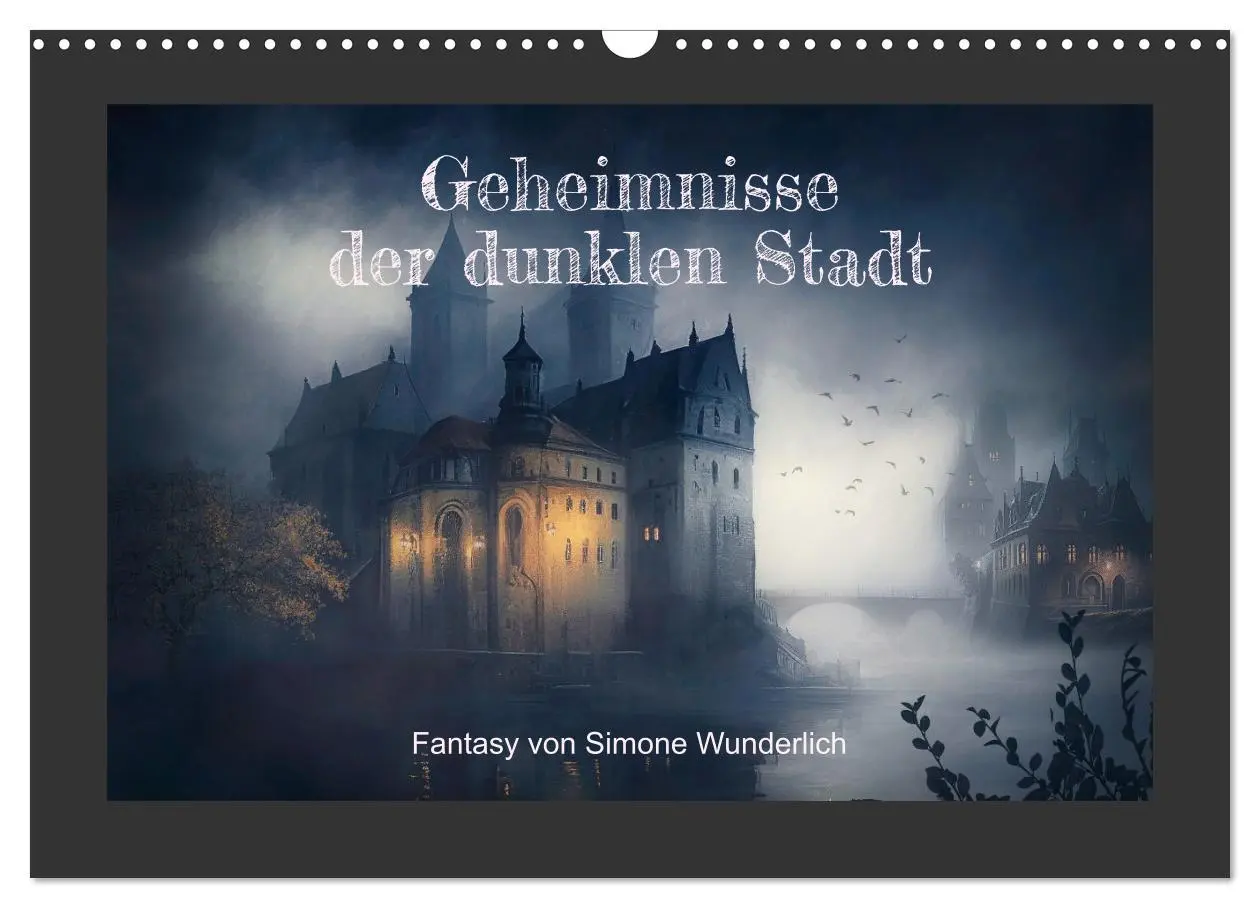 Cover: 9783457539149 | Geheimnisse der dunklen Stadt (Wandkalender 2026 DIN A3 quer),...