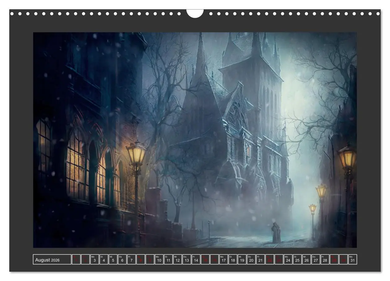 Bild: 9783457539149 | Geheimnisse der dunklen Stadt (Wandkalender 2026 DIN A3 quer),...