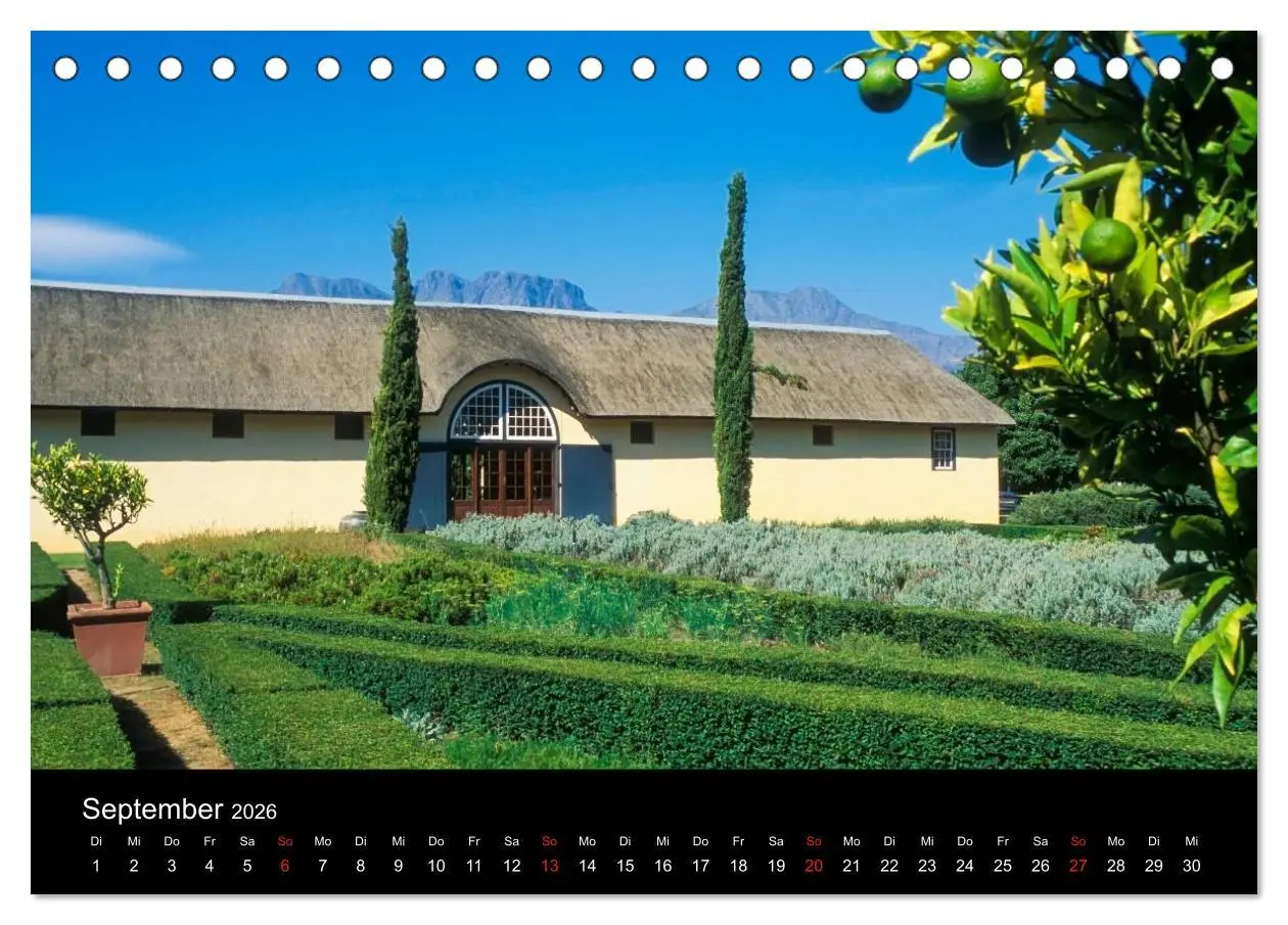 Bild: 9783516179149 | Kapstadt, Winelands und Garden Route (Tischkalender 2026 DIN A5...