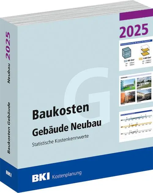 Cover: 9783481049249 | BKI Baukosten Gebäude Neubau 2025 - Teil 1 Gebäude | Taschenbuch