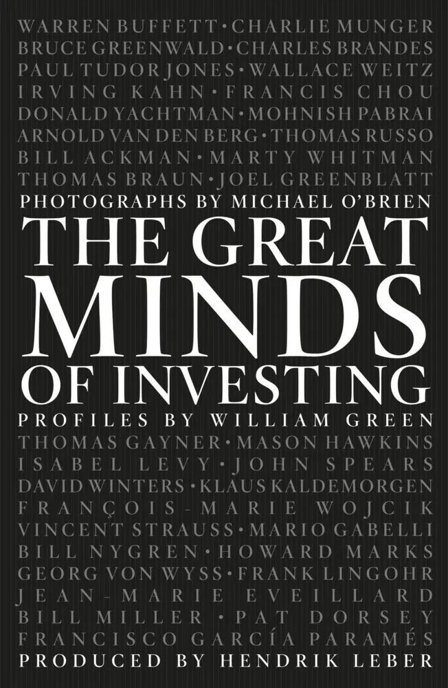 Cover: 9783898799249 | The Great Minds of Investing | William Green | Buch | 144 S. | 2015