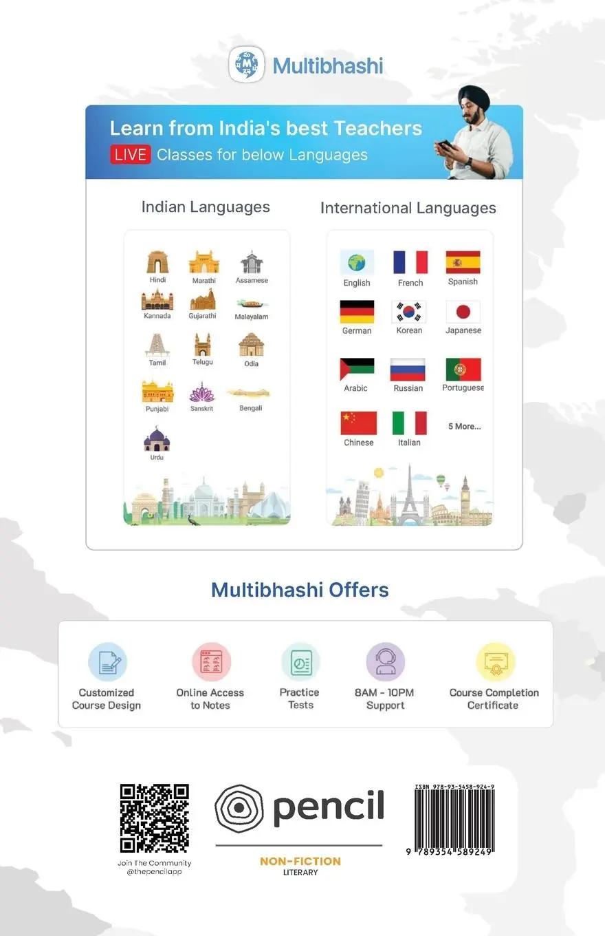 Rückseite: 9789354589249 | French Basics | Prepare for DELF A1.1 | Multibhashi Solutions Pvt Ltd