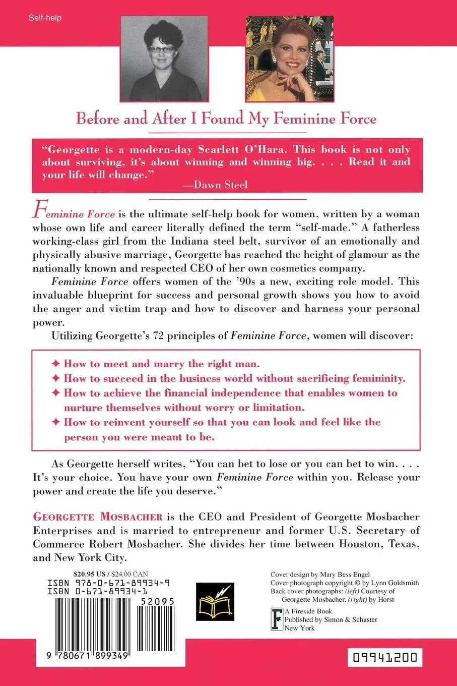 Rückseite: 9780671899349 | Feminine Force | Georgette Mosbacher | Taschenbuch | Englisch | 1994