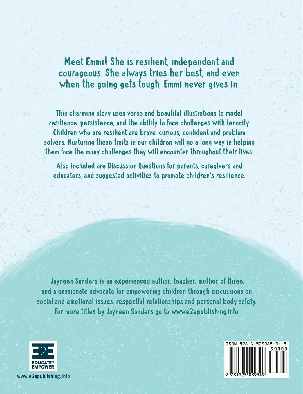 Rückseite: 9781925089349 | Resilience | Jayneen Sanders | Taschenbuch | Englisch | 2017