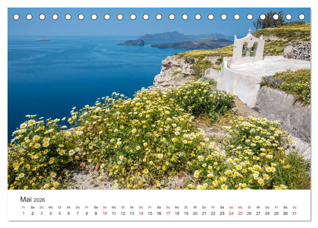 Bild: 9783457759349 | Vulkane 2026 (Tischkalender 2026 DIN A5 quer), CALVENDO Monatskalender