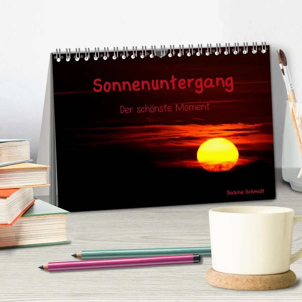 Bild: 9783516229349 | Sonnenuntergang (Tischkalender 2026 DIN A5 quer), CALVENDO...