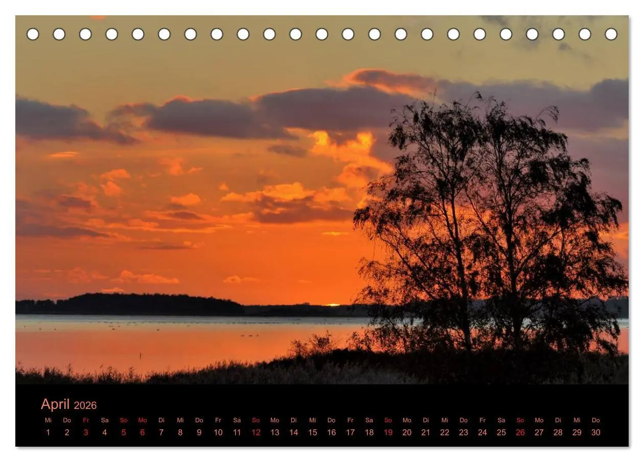 Bild: 9783516229349 | Sonnenuntergang (Tischkalender 2026 DIN A5 quer), CALVENDO...