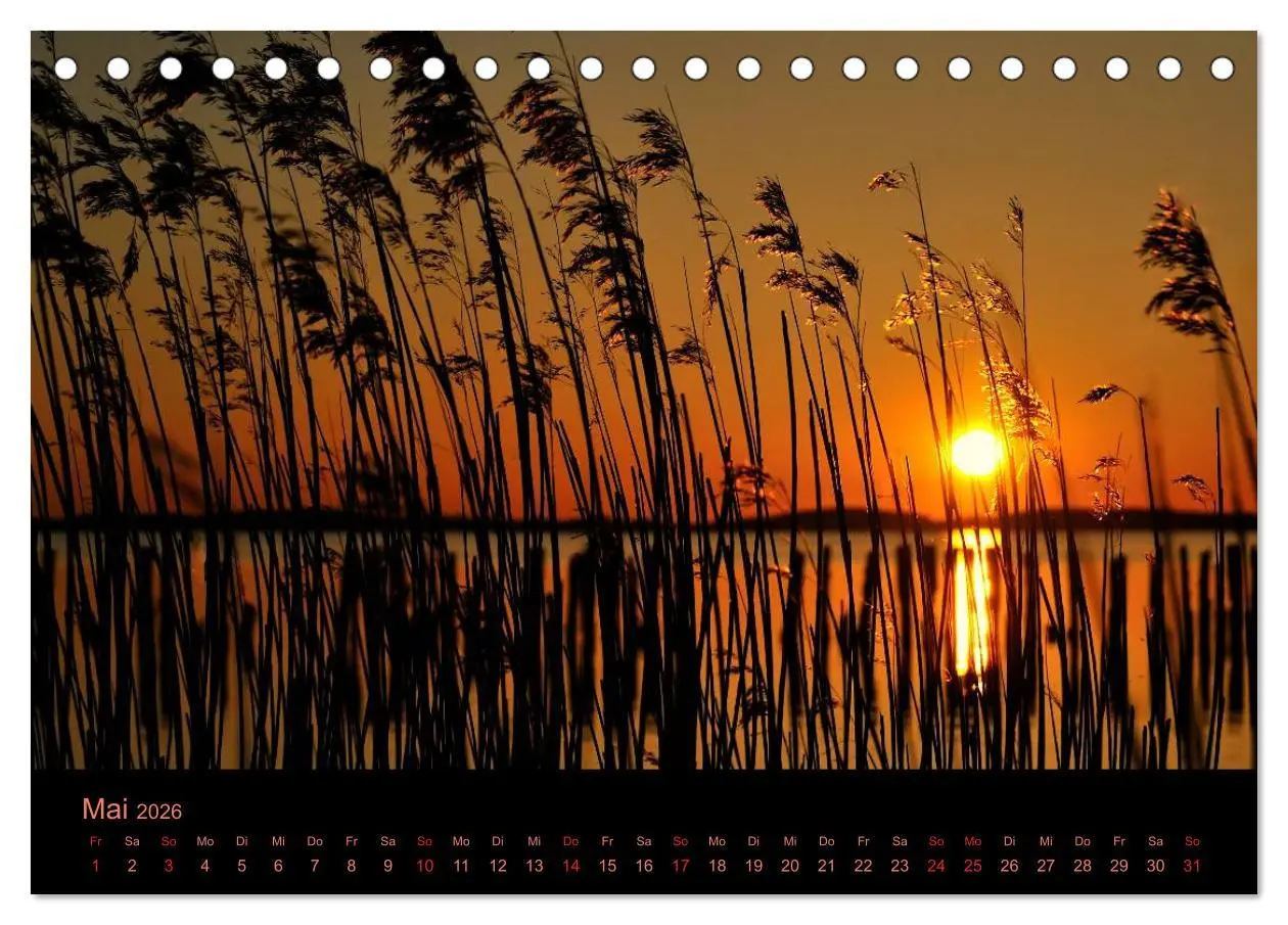 Bild: 9783516229349 | Sonnenuntergang (Tischkalender 2026 DIN A5 quer), CALVENDO...