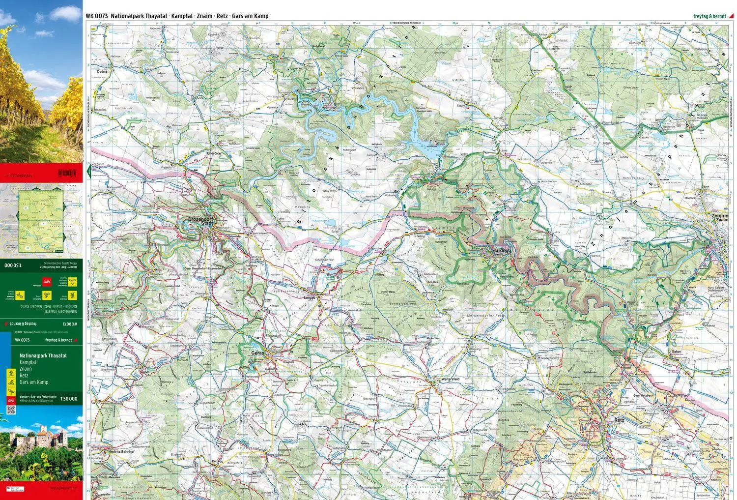 Bild: 9783707919349 | freytag &amp; berndt Wanderkarte WK 0073 Nationalpark Thayatal, Kamptal...