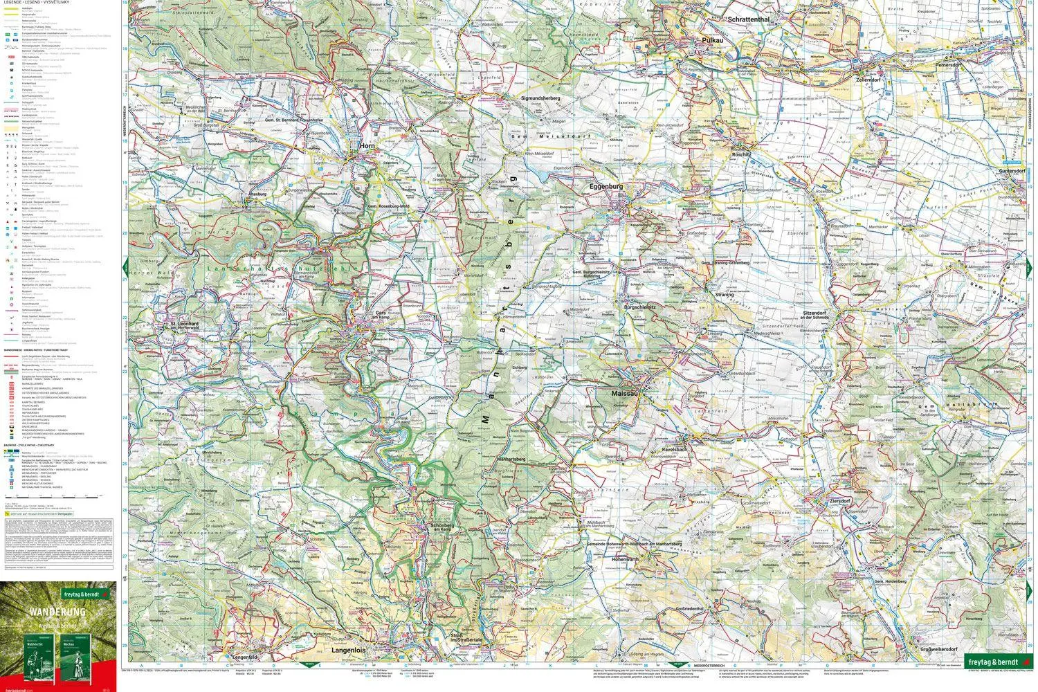 Bild: 9783707919349 | freytag &amp; berndt Wanderkarte WK 0073 Nationalpark Thayatal, Kamptal...