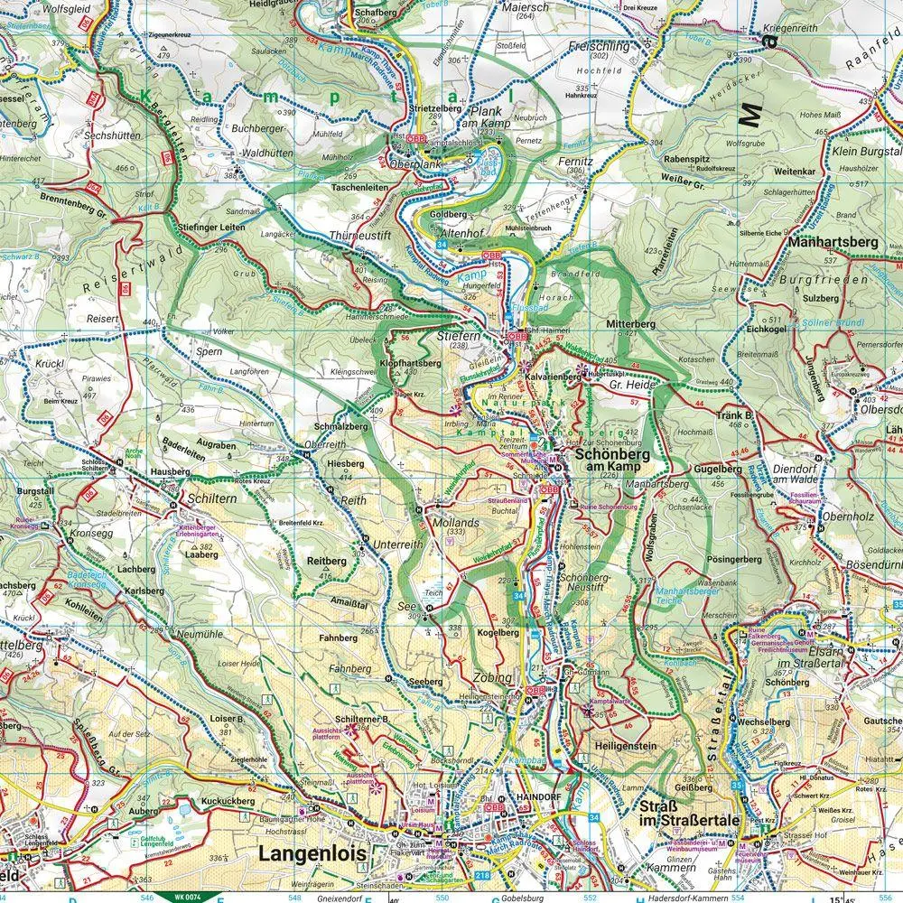 Bild: 9783707919349 | freytag &amp; berndt Wanderkarte WK 0073 Nationalpark Thayatal, Kamptal...