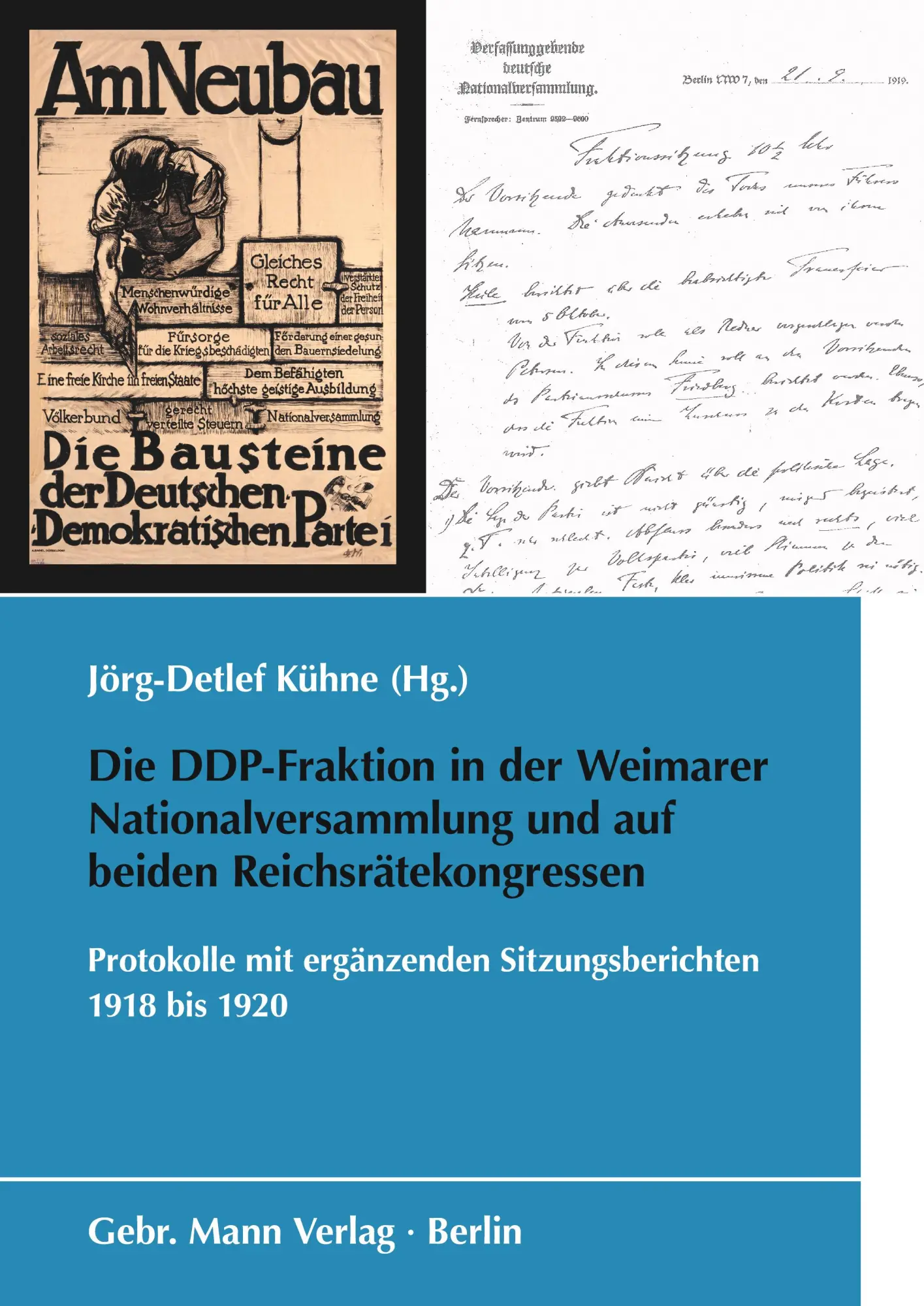 Cover: 9783786129349 | Die DDP-Fraktion in der Weimarer Nationalversammlung und auf beiden...
