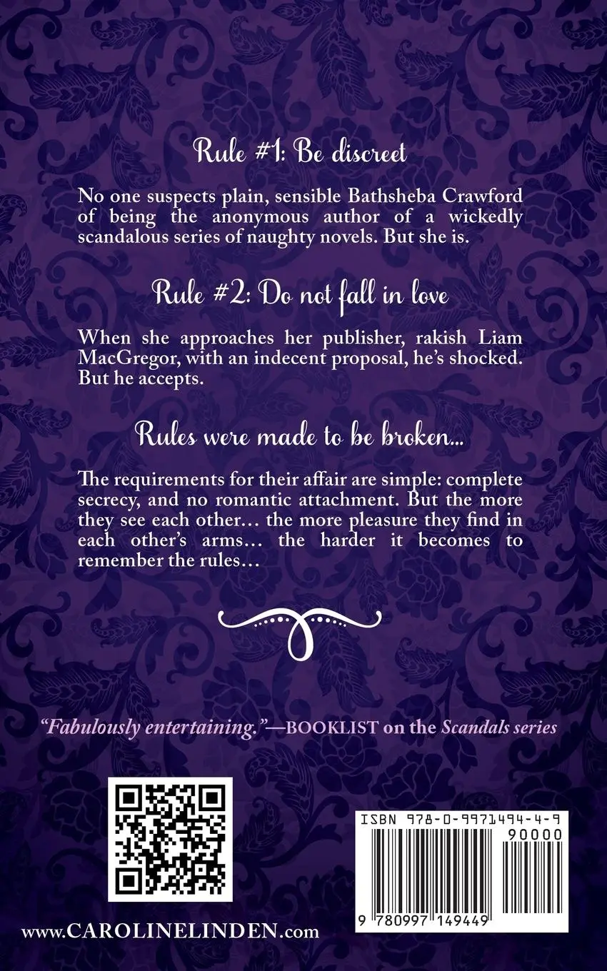 Rückseite: 9780997149449 | The Secret of My Seduction | Caroline Linden | Taschenbuch | Englisch
