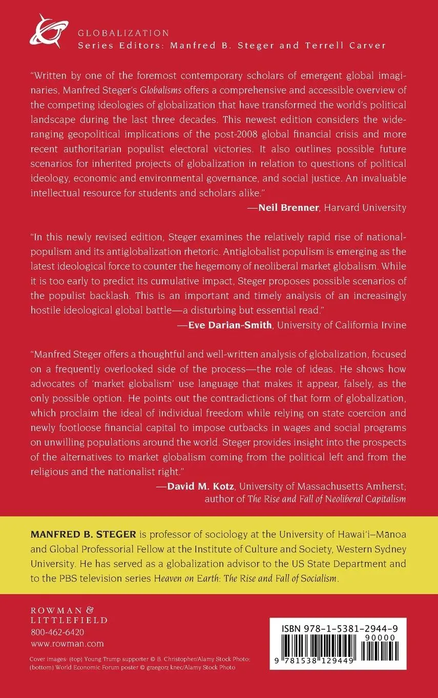 Rückseite: 9781538129449 | Globalisms | Facing the Populist Challenge | Manfred B. Steger | Buch