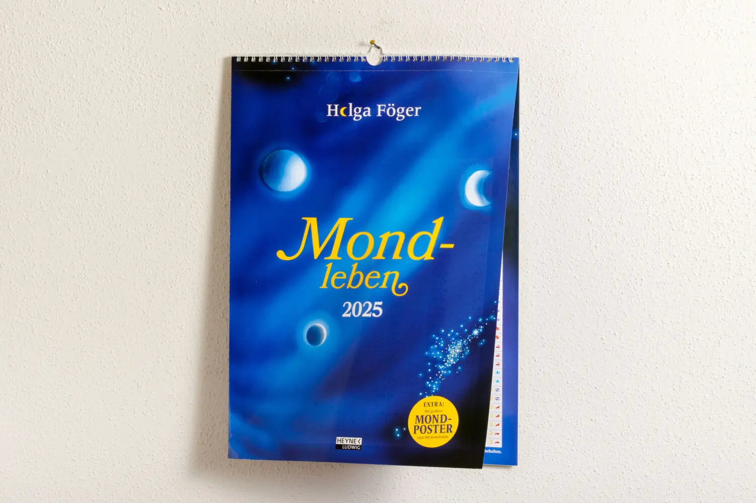 Bild: 9783453239449 | Mondleben 2025 | Helga Föger | Taschenbuch | Spiralbindung | Deutsch