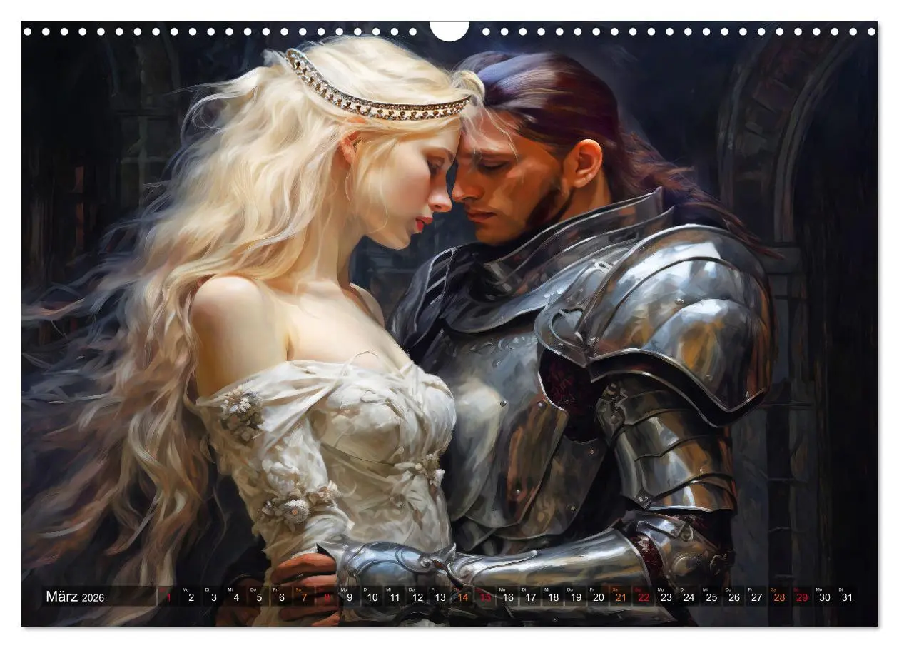 Bild: 9783457509449 | Nibelungenlied - Eine Sage von Sieg, Liebe und Verrat (Wandkalender...