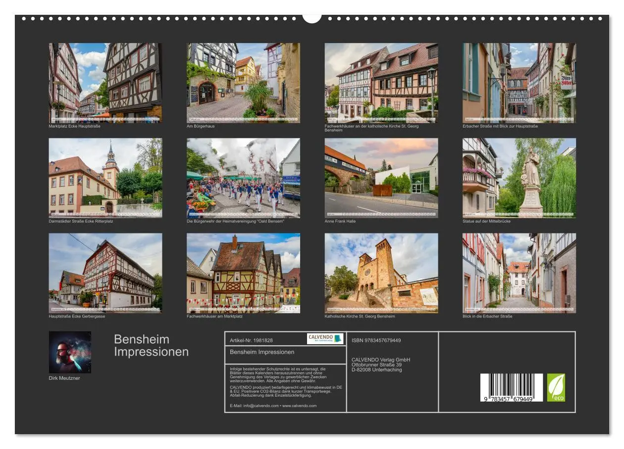 Bild: 9783457679449 | Bensheim Impressionen (hochwertiger Premium Wandkalender 2026 DIN...
