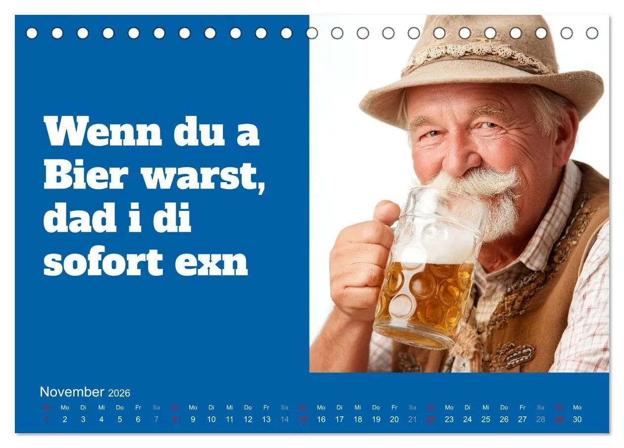 Bild: 9783516699449 | Bayerisch flirten, Gspusi! Bayern Kalender mit Dialekt und Mundart...