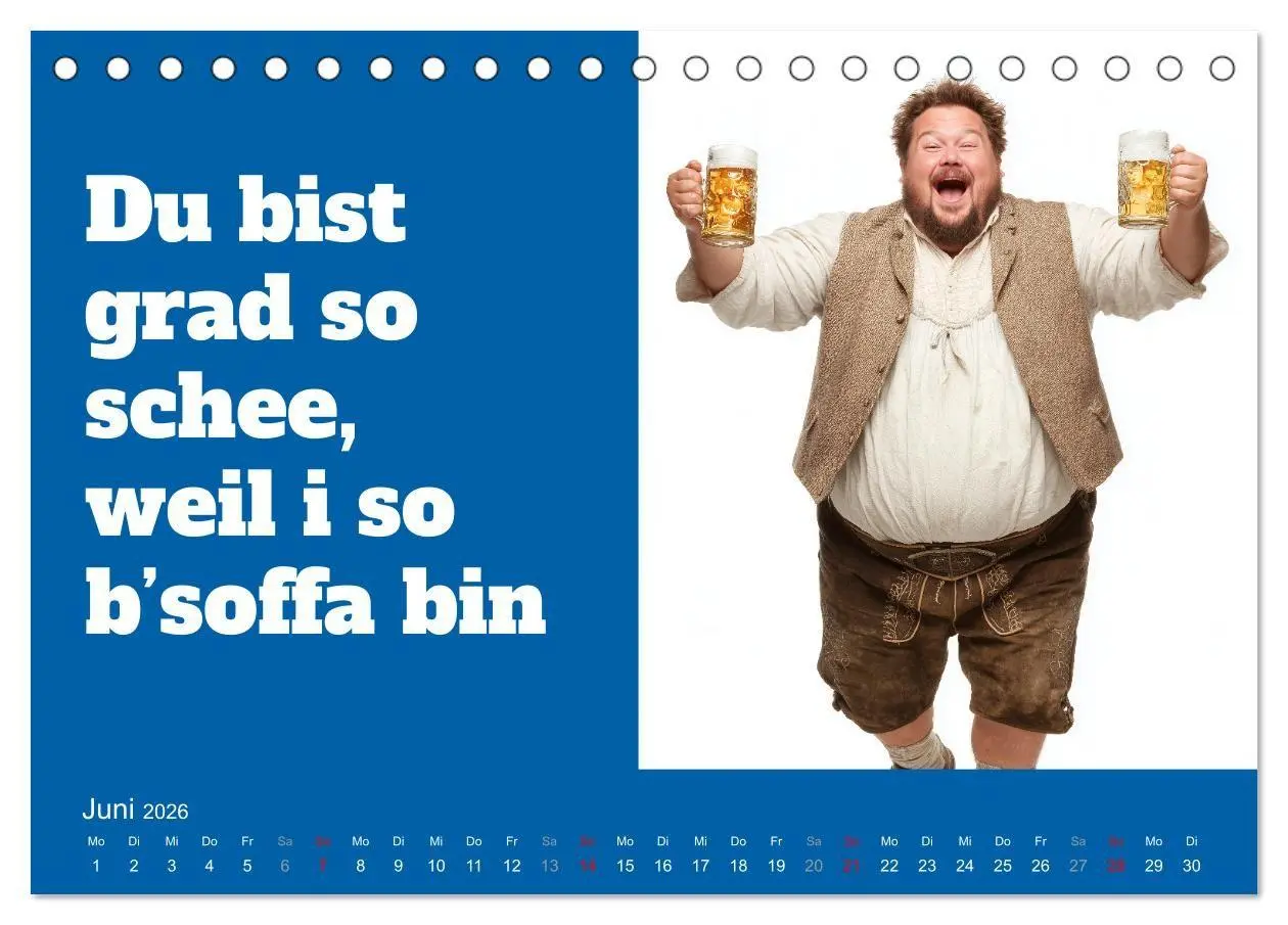 Bild: 9783516699449 | Bayerisch flirten, Gspusi! Bayern Kalender mit Dialekt und Mundart...