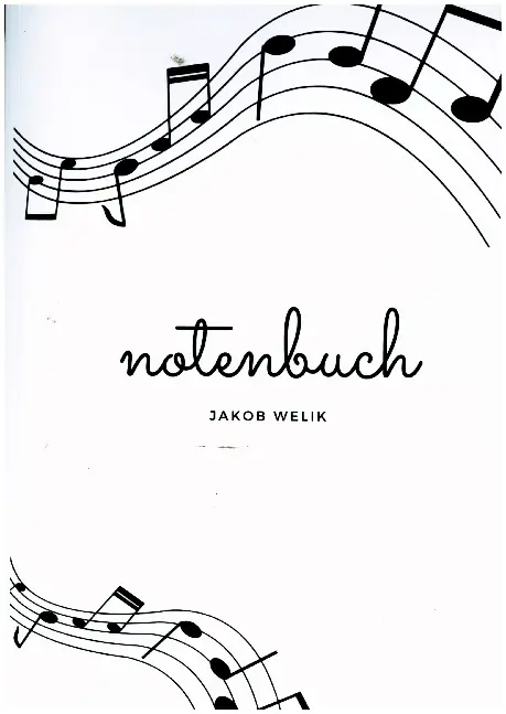 Cover: 9783759869449 | Notenheft: DIN A4 Notenlinienheft 100 Seiten mit 12 Notenzeilen /...