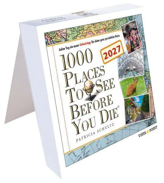 Cover: 9783961419449 | 1000 Places to see before you die Kalender 2027 - In 365 Tagen um...