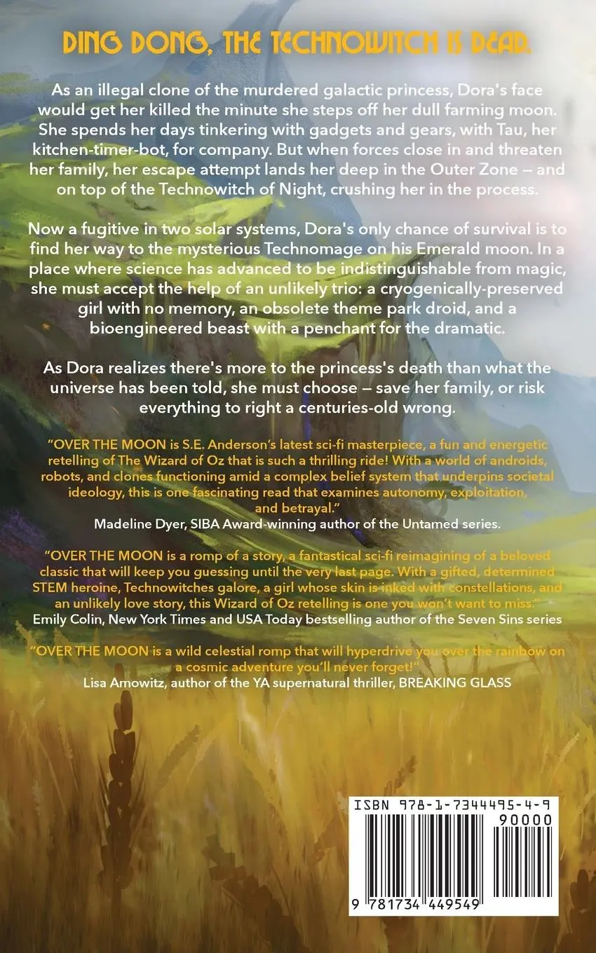 Rückseite: 9781734449549 | Over the Moon | Sarah E. Anderson | Taschenbuch | Englisch | 2023