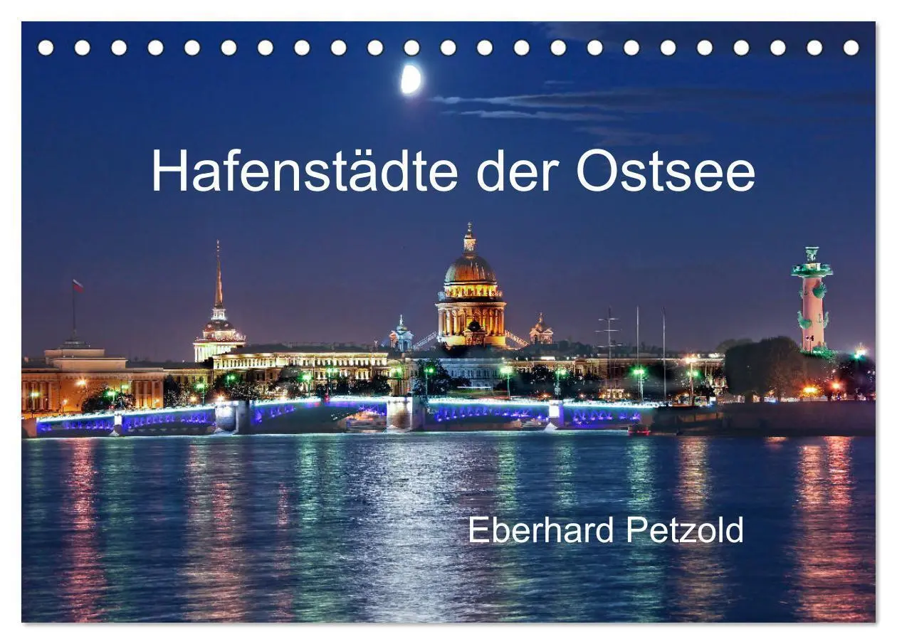 Cover: 9783435409549 | Hafenstädte der Ostsee (Tischkalender 2025 DIN A5 quer), CALVENDO...