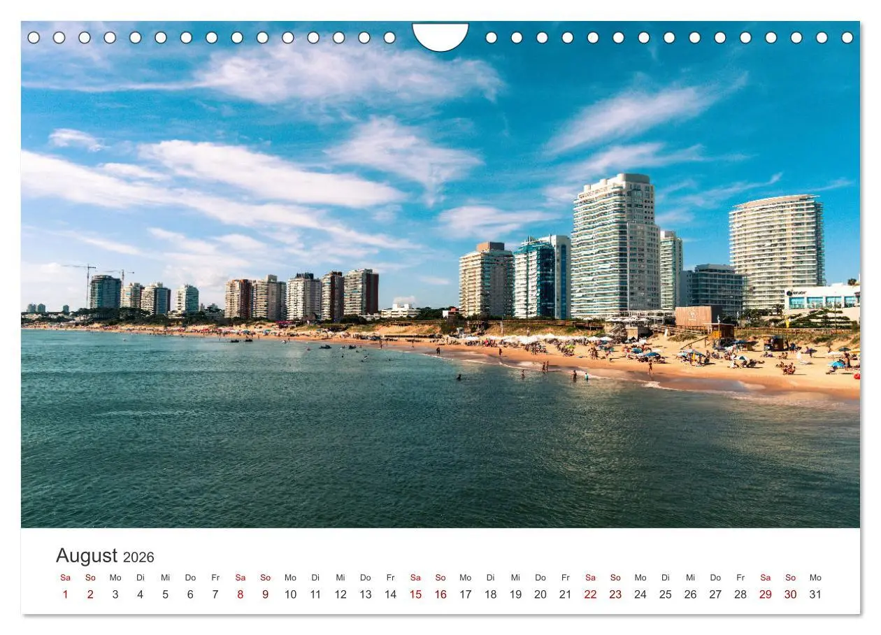 Bild: 9783457599549 | Uruguay - Tango, Strand und Natur. (Wandkalender 2026 DIN A4 quer),...