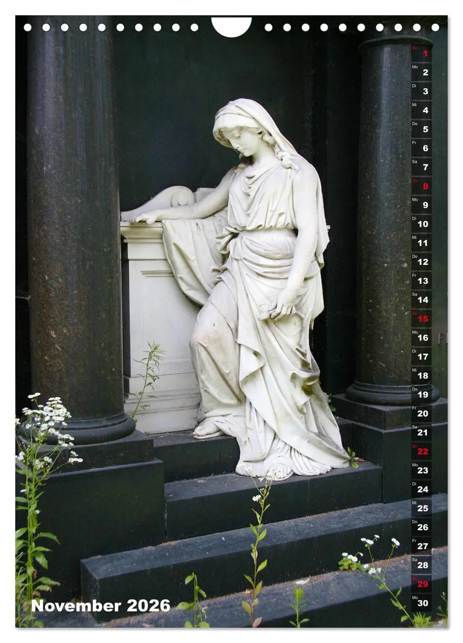 Bild: 9783516379549 | Friedhofsengel in Berlin (Wandkalender 2026 DIN A4 hoch), CALVENDO...