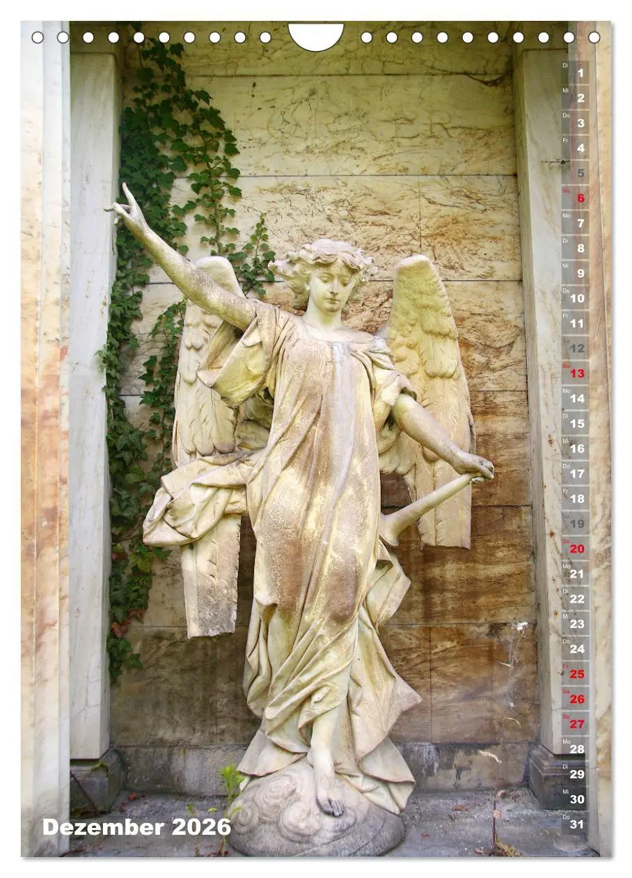 Bild: 9783516379549 | Friedhofsengel in Berlin (Wandkalender 2026 DIN A4 hoch), CALVENDO...