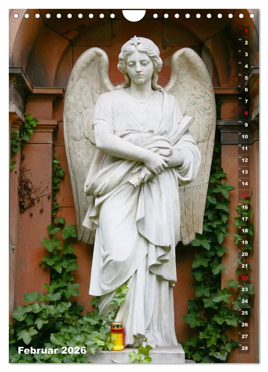 Bild: 9783516379549 | Friedhofsengel in Berlin (Wandkalender 2026 DIN A4 hoch), CALVENDO...