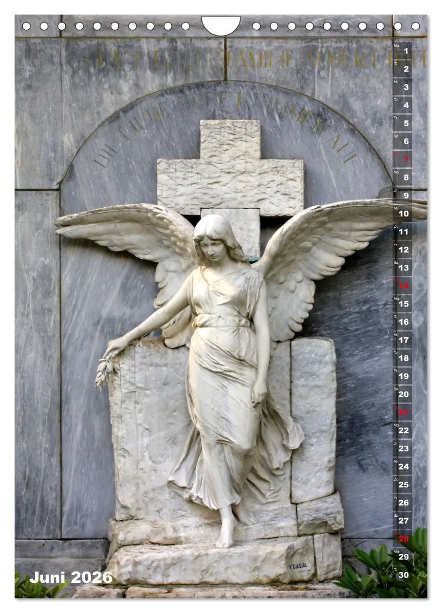 Bild: 9783516379549 | Friedhofsengel in Berlin (Wandkalender 2026 DIN A4 hoch), CALVENDO...