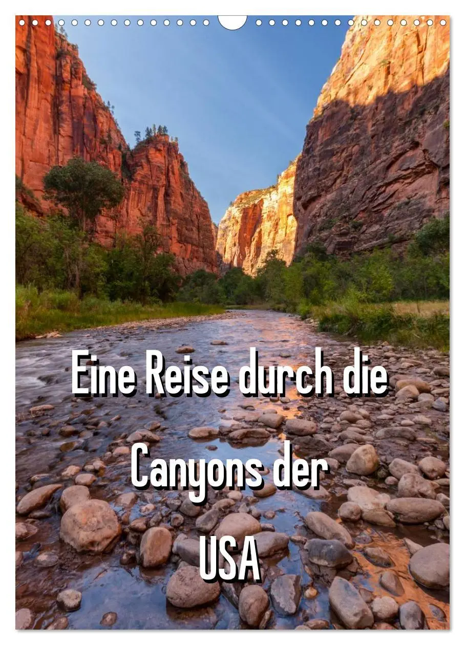 Cover: 9783516449549 | Eine Reise durch die Canyons der USA (Wandkalender 2026 DIN A3...
