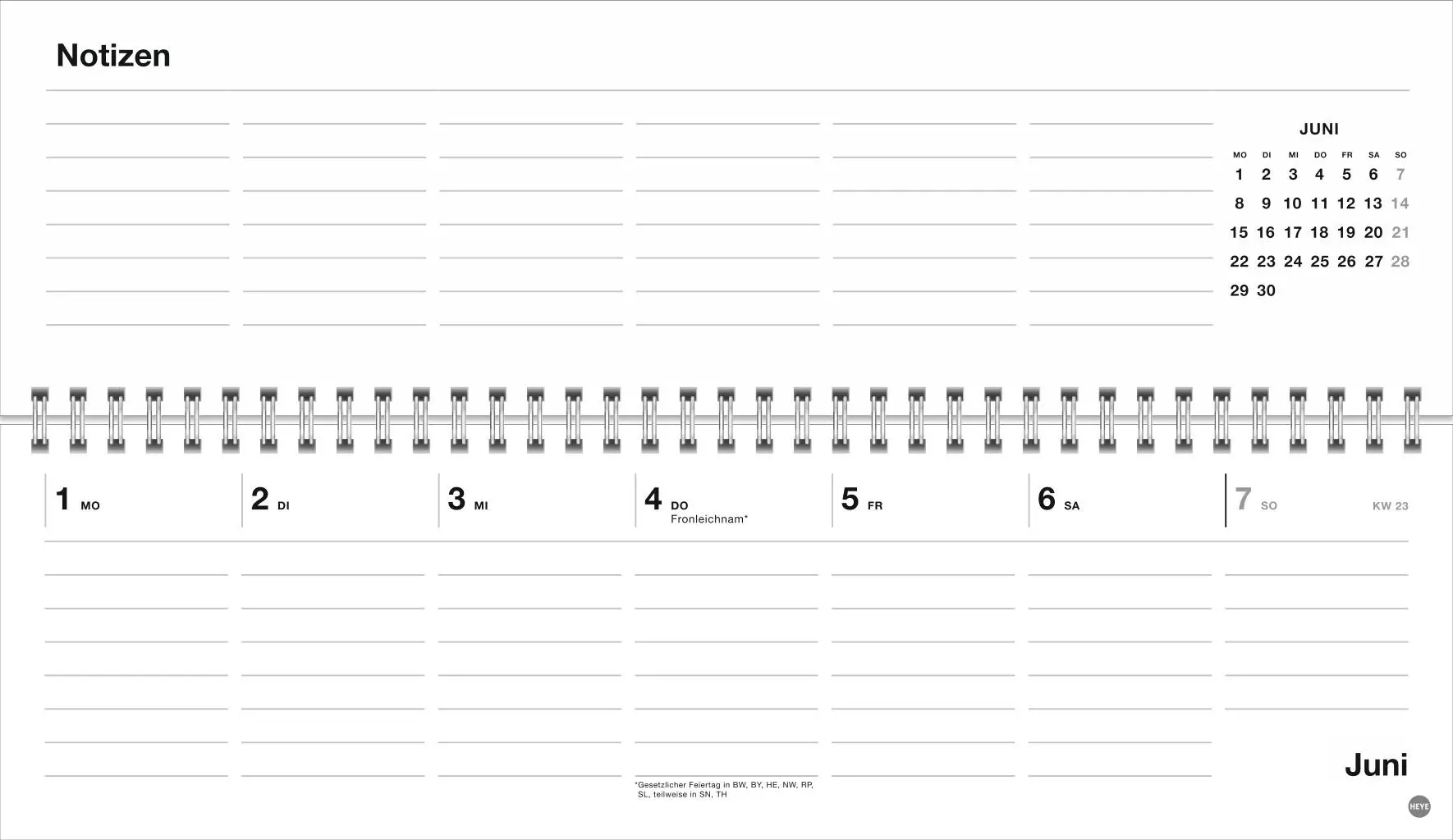 Bild: 9783756409549 | Jacob Wochenquerplaner 2026 | Sven Hartmann | Kalender | Spiralbindung