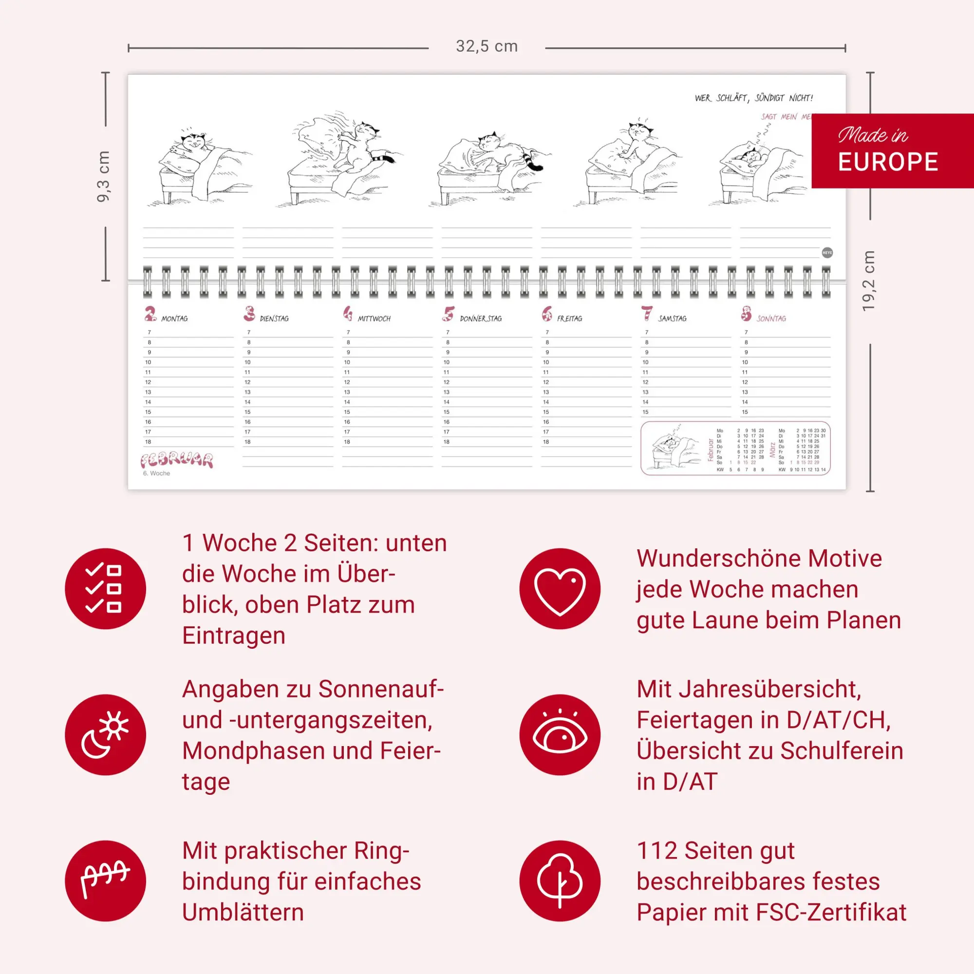 Bild: 9783756409549 | Jacob Wochenquerplaner 2026 | Sven Hartmann | Kalender | Spiralbindung