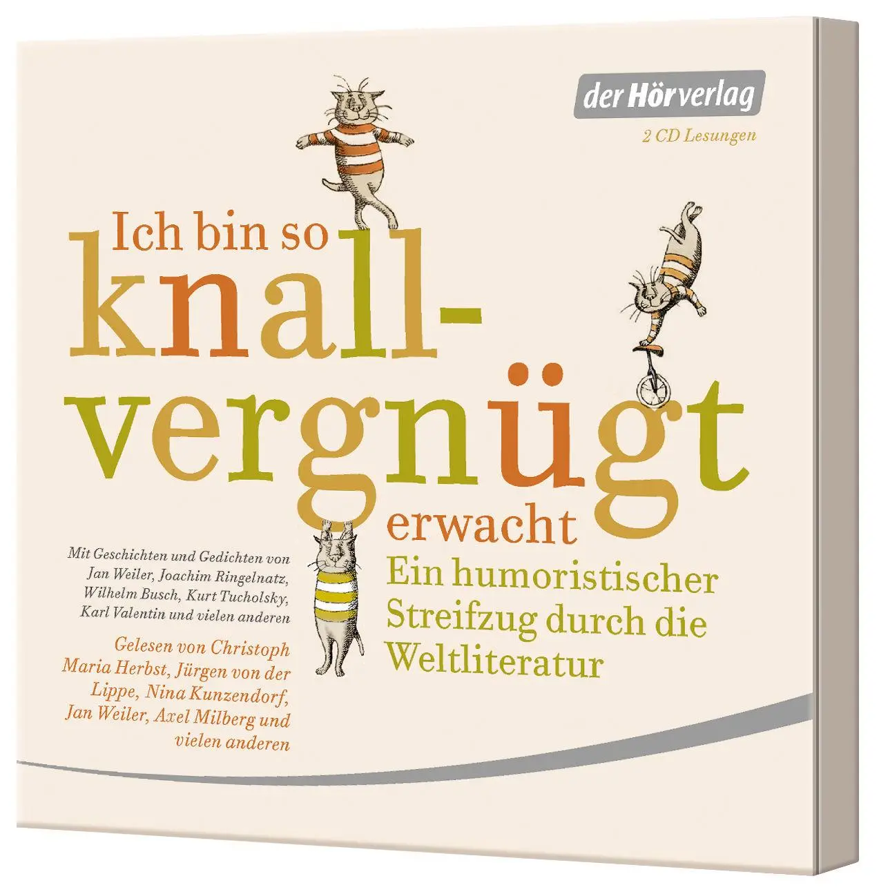 Bild: 9783844519549 | Ich bin so knallvergnügt erwacht. 2 CDs | Joachim Ringelnatz (u. a.)