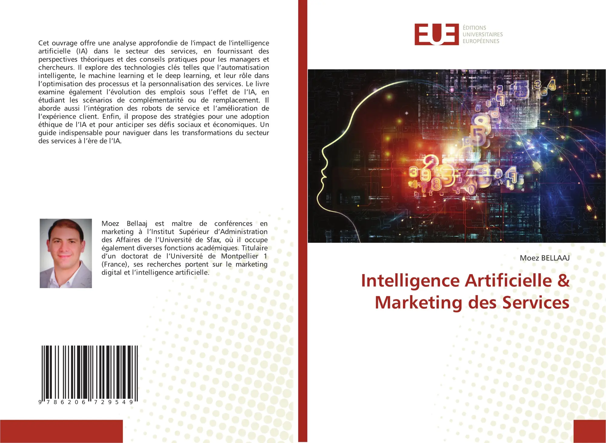 Cover: 9786206729549 | Intelligence Artificielle &amp; Marketing des Services | Moez Bellaaj