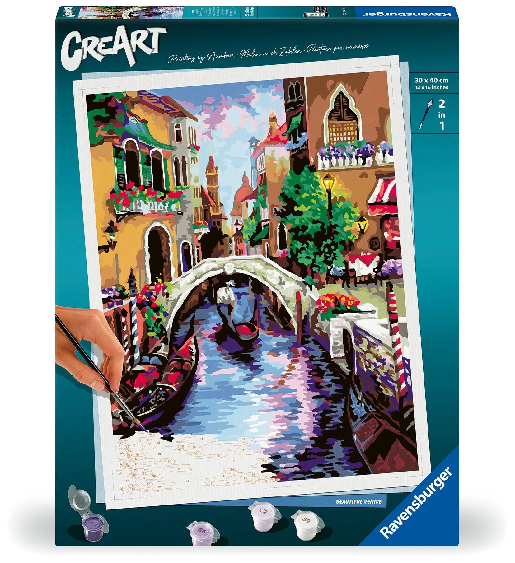 Cover: 4005556259649 | CreArt, Malen nach Zahlen Adults Premium - Zauberhaftes Venedig | 2025