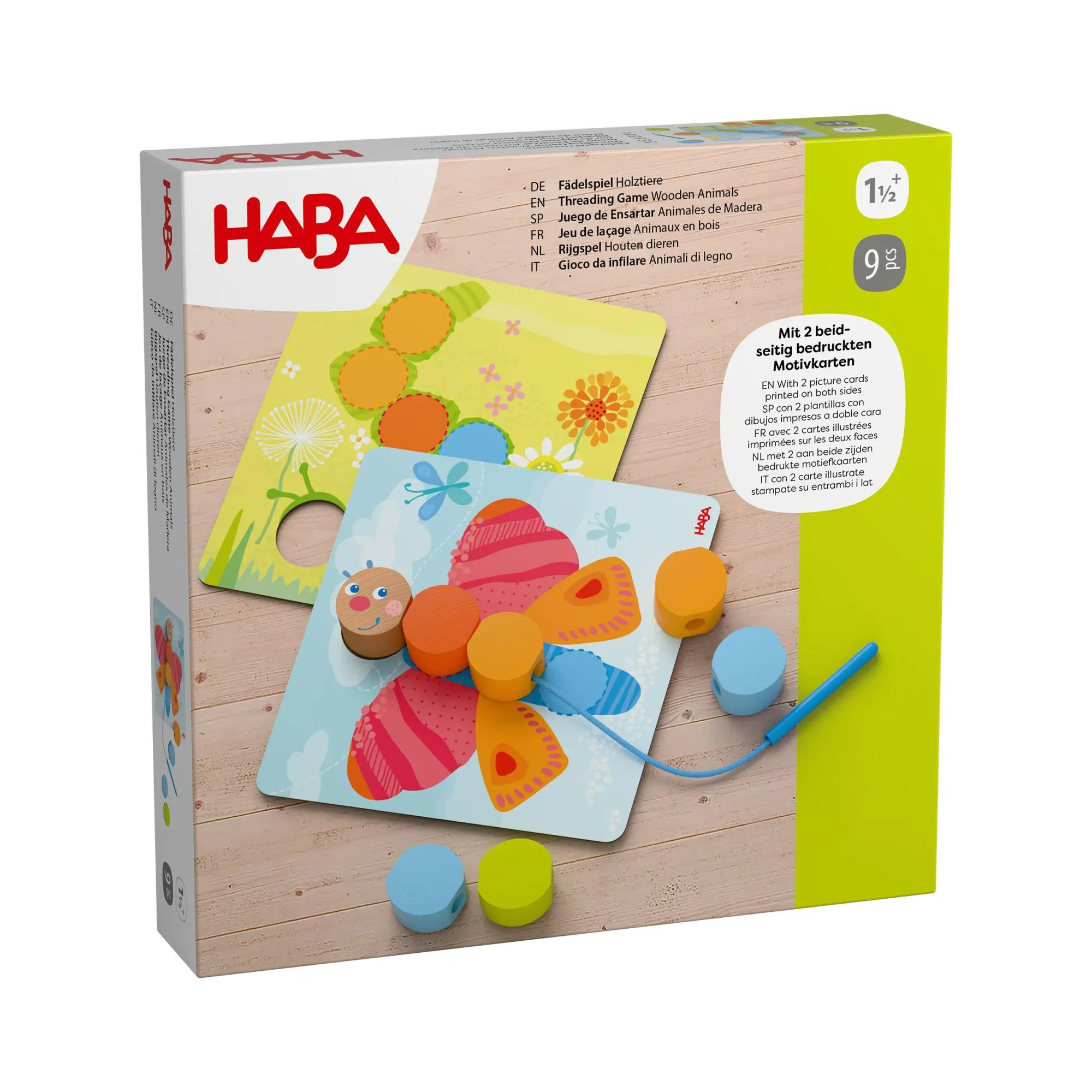 Cover: 4010168289649 | Fädelspiel Holztiere | Spiel | Deutsch | 2025 | EAN 4010168289649
